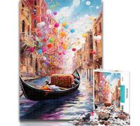 Puzzle per adulti Venezia 1000 pezzi puzzle per adolescenti regali, collezione di artisti, belle arti per età 14 anni in su 26x38cm