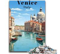 Puzzle per adulti Venezia Italia Viaggio 1000 pezzi, gioco per famiglie antistress sfida difficile regalo per amici e parenti 1000 pezzi (26x38cm)