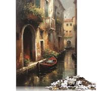 Puzzle per adulti Venezia Romantic Vibes Puzzle in legno per adolescenti Regali Puzzle rompicapo per adulti 1000 pezzi (75x50 cm)