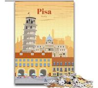 Puzzle per adulti Viaggio a Pisa, per età 14 e oltre Ogni pezzo è unico - Gioco divertente e stimolante per tutta la famiglia Ottimo regalo 75x100cm