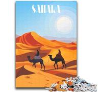 Puzzle per adulti "Viaggio attraverso il Sahara" da 2000 pezzi, gioco stimolante e gioco educativo per famiglie, per compleanni e Natale, 2000 pezzi (70x100cm)