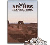 Puzzle per adulti "Visita il Parco Nazionale degli Arches", 1000 pezzi, adatti dai 14 anni in su, decorazioni da parete, regali unici e di compleanno, 1000 pezzi (50x75cm)