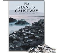 Puzzle per adulti Visita The Giants Causeway per 14+ giochi di sfida unici per famiglie, regali di compleanno di Natale (26x38cm) 1000 pezzi
