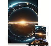 Puzzle per adulti "Vista dello spazio sulla Terra", 1000 pezzi, rompicapo, passatempo per la casa, assemblaggio di immagini, regalo memorabile 50x75cm