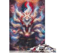 Puzzle per adulti "Volpe a nove code" con incastri perfetti, fantastici puzzle per adulti, per ragazzi, 1500 pezzi (85x57 cm)
