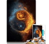 Puzzle per adulti Yin e Yang, aiuta il cervello a esercitare i giocattoli avvincenti per coltivare la pazienza Decorazione perfetta 38x26cm