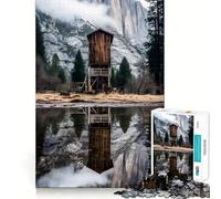 Puzzle per adulti "Yosemite Majesty" da 1000 pezzi,gioco stimolante per la mente,taglio laser di alta qualità,rilassante attività di gruppo al chiuso (38x52cm)