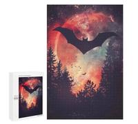 Puzzle Per Adulti1000 PCS Bat Silhouette Galaxy Puzzle Per Adolescenti Gioco Rompicapo Migliora La Memoria Aiuta Ad Allenare Il Cervello 1000 PCS