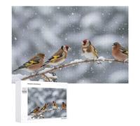 Puzzle Per Adulti1000 PCS Birds on A Snowy Branch Puzzle Per Adolescenti Gioco Rompicapo Migliora La Memoria Aiuta Ad Allenare Il Cervello 1000 PCS