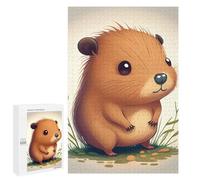 Puzzle Per Adulti1000 PCS Capybara Animal Cute Puzzle Rompicapo Gioco Di Assemblaggio Di Modelli Unici Per Compleanni E Regali 1000 PCS