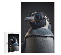 Puzzle Per Adulti1000 PCS Cool Penguin Puzzle Rompicapo Gioco Di Assemblaggio Di Modelli Unici Per Compleanni E Regali 1000 PCS