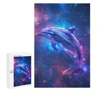 Puzzle Per Adulti1000 PCS Dolphin Space Animal Puzzle Per Adulti Giochi Per Famiglie Sfida Difficile Attività Divertenti A Casa 1000 PCS
