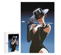 Puzzle Per Adulti1000 PCS Elegant Woman with Sword And Hat Puzzle, Rompicapo, Gioco Di Analisi E Logica, Ideale Come Regalo Per Tutta La Famiglia 1000 PCS