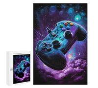 Puzzle Per Adulti1000 PCS Galactic Gaming Controller Art -4 Puzzle Per Adolescenti Per Divertimento in Famiglia Sfida Educativa Regali Unici Per Compleanni 1000 PCS