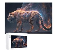 Puzzle Per Adulti1000 PCS Galactic Tiger Cosmic Majesty Unleashed Puzzle Per Adolescenti Gioco Rompicapo Migliora La Memoria Aiuta Ad Allenare Il Cervello 1000 PCS