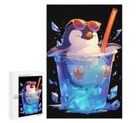 Puzzle Per Adulti1000 PCS Ice Cold Penguin Drink Puzzle Per Adolescenti Gioco Rompicapo Migliora La Memoria Aiuta Ad Allenare Il Cervello 1000 PCS