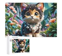 Puzzle Per Adulti1000 PCS Magical Forest Kitten Adventure Puzzle Per Adulti Giochi Per Famiglie Ma Divertenti E Umoristici Aiutano Ad Allenare Il Cervello 1000 PCS