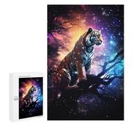 Puzzle Per Adulti1000 PCS Magical Tiger in Fantasy Forest Puzzle, Rompicapo, Gioco Di Analisi E Logica, Ideale Come Regalo Per Tutta La Famiglia 1000 PCS