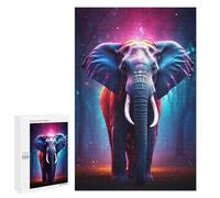 Puzzle Per Adulti1000 PCS Majestic Elephant Puzzle Rompicapo Gioco Di Assemblaggio Di Modelli Unici Per Compleanni E Regali 1000 PCS