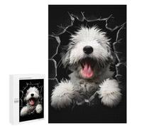 Puzzle Per Adulti1000 PCS Old English Sheepdog Dog Puzzle, Rompicapo, Gioco Di Analisi E Logica, Ideale Come Regalo Per Tutta La Famiglia 1000 PCS