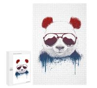 Puzzle Per Adulti1000 PCS Panda Bear Watercolor Puzzle Per Adolescenti Gioco Rompicapo Migliora La Memoria Aiuta Ad Allenare Il Cervello 1000 PCS