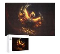 Puzzle Per Adulti1000 PCS Phoenix Rising Firebird Artwork -1 Puzzle Per Adolescenti Gioco Rompicapo Migliora La Memoria Aiuta Ad Allenare Il Cervello 1000 PCS