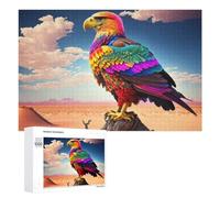 Puzzle Per Adulti1000 PCS Rainbow Eagle in Desert Puzzle, Rompicapo, Gioco Di Analisi E Logica, Ideale Come Regalo Per Tutta La Famiglia 1000 PCS