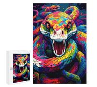 Puzzle Per Adulti1000 PCS Rainbow Serpent Artwork Puzzle, Rompicapo, Gioco Di Analisi E Logica, Ideale Come Regalo Per Tutta La Famiglia 1000 PCS