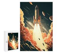 Puzzle Per Adulti1000 PCS Rocket Blastoff Puzzle Per Adulti Giochi Rilassanti Che Migliorano La Memoria, Ideali Come Regali Per Tutta La Famiglia 1000 PCS