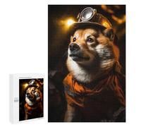 Puzzle Per Adulti1000 PCS Shiba Miner Puzzle Rompicapo Gioco Di Assemblaggio Di Modelli Unici Per Compleanni E Regali 1000 PCS