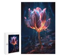 Puzzle Per Adulti1000 PCS Spiritual Fire Flower Puzzle Rompicapo Gioco Di Assemblaggio Di Modelli Unici Per Compleanni E Regali 1000 PCS