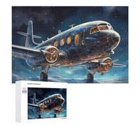 Puzzle Per Adulti1000 PCS Steampunk Airship in Starry Sky Puzzle, Rompicapo, Gioco Di Analisi E Logica, Ideale Come Regalo Per Tutta La Famiglia 1000 PCS