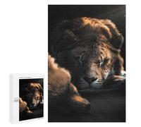 Puzzle Per Adulti1000 PCS The Sleeping Fox And Lion Puzzle Per Adulti Giochi Rilassanti Che Migliorano La Memoria, Ideali Come Regali Per Tutta La Famiglia 1000 PCS