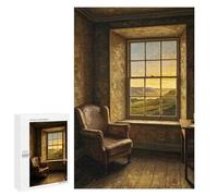 Puzzle Per Adulti1000 PCS Window View Sunset Puzzle Per Adulti Giochi Rilassanti Che Migliorano La Memoria, Ideali Come Regali Per Tutta La Famiglia 1000 PCS