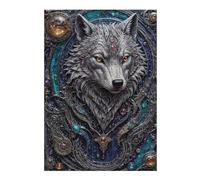 Puzzle Per Adulti1000pcs(38x26cm) Techno Wolf Steampunk Puzzle Per Adulti Gioco Pratico Vacanza A Casa Passatempo Compleanno E Altri Regali 1000pcs(38x26cm)