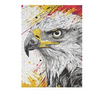 Puzzle Per Adulti1000pcs(52x38cm) Eagle Head Art Print Puzzle Per Adulti Giochi Rilassanti Che Migliorano La Memoria Per Compleanno, Natale 1000pcs(52x38cm)