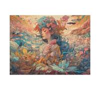 Puzzle Per Adulti1000pcs(52x38cm) Fantasy Artwork Nature's Harmony Puzzle Per Adolescenti Gioco Rompicapo Sfida Difficile Aiuta Ad Allenare Il Cervello 1000pcs(52x38cm)