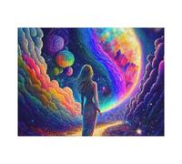 Puzzle Per Adulti1000pcs(52x38cm) Rainbow Astral Dreamer Puzzle Per Adolescenti Gioco Rompicapo Sfida Difficile Aiuta Ad Allenare Il Cervello 1000pcs(52x38cm)