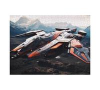 Puzzle Per Adulti1000pcs(52x38cm) Space Ship Puzzle Per Adolescenti Gioco Rompicapo Sfida Difficile Aiuta Ad Allenare Il Cervello 1000pcs(52x38cm)