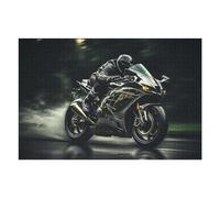 Puzzle Per Adulti1000pcs(75x50cm) Racing Motorcycle Speed -7 Puzzle Per Adolescenti Gioco Rompicapo Sfida Difficile Aiuta Ad Allenare Il Cervello 1000pcs(75x50cm)