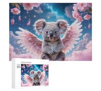 Puzzle Per Adulti300 PCS Angel Koala in Clouds Puzzle Per Adolescenti Gioco Rompicapo Migliora La Memoria Aiuta Ad Allenare Il Cervello 300 PCS