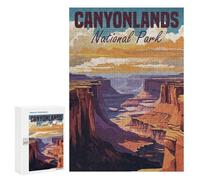 Puzzle per Adulti300 PCS Canyonlands National Park Puzzle per Adulti, Gioco Di Riflessione, Decorazione Interna, Aiuta A Stimolare Il Cervello 300 PZ
