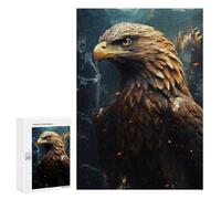Puzzle Per Adulti300 PCS Cool Wild Bald Eagle Puzzle Rompicapo Gioco Di Assemblaggio Di Modelli Unici Per Compleanni E Regali 300 PCS