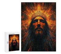 Puzzle Per Adulti300 PCS Divine Light Portrait Puzzle Per Adolescenti Corsa Di Velocità Manuale Lista Dei Desideri Con Babbo Natale Gioco Stimolante Giocattoli 300 PCS