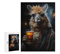 Puzzle Per Adulti300 PCS Drunk Llama Puzzle Fai Da Te Per Adulti, Giocattolo Di Precisione, Ideale Come Regalo Per Tutta La Famiglia 300 PCS