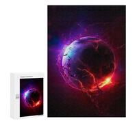 Puzzle Per Adulti300 PCS Electrified Purple Planet Puzzle, Rompicapo, Gioco Di Analisi E Logica, Ideale Come Regalo Per Tutta La Famiglia 300 PCS