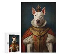 Puzzle Per Adulti300 PCS English Bull Terrier King Puzzle, Rompicapo, Gioco Di Analisi E Logica, Ideale Come Regalo Per Tutta La Famiglia 300 PCS