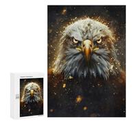 Puzzle Per Adulti300 PCS Fierce Glowing Eagle Puzzle Per Adulti Giochi Rilassanti Che Migliorano La Memoria, Ideali Come Regali Per Tutta La Famiglia 300 PCS