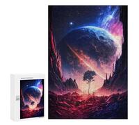 Puzzle Per Adulti300 PCS Galactic Twilight Valley Puzzle Rompicapo Gioco Di Assemblaggio Di Modelli Unici Per Compleanni E Regali 300 PCS