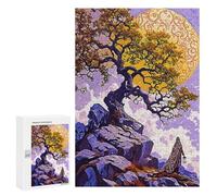 Puzzle Per Adulti300 PCS Magic Ancient Tree Puzzle Rompicapo Gioco Di Assemblaggio Di Modelli Unici Per Compleanni E Regali 300 PCS